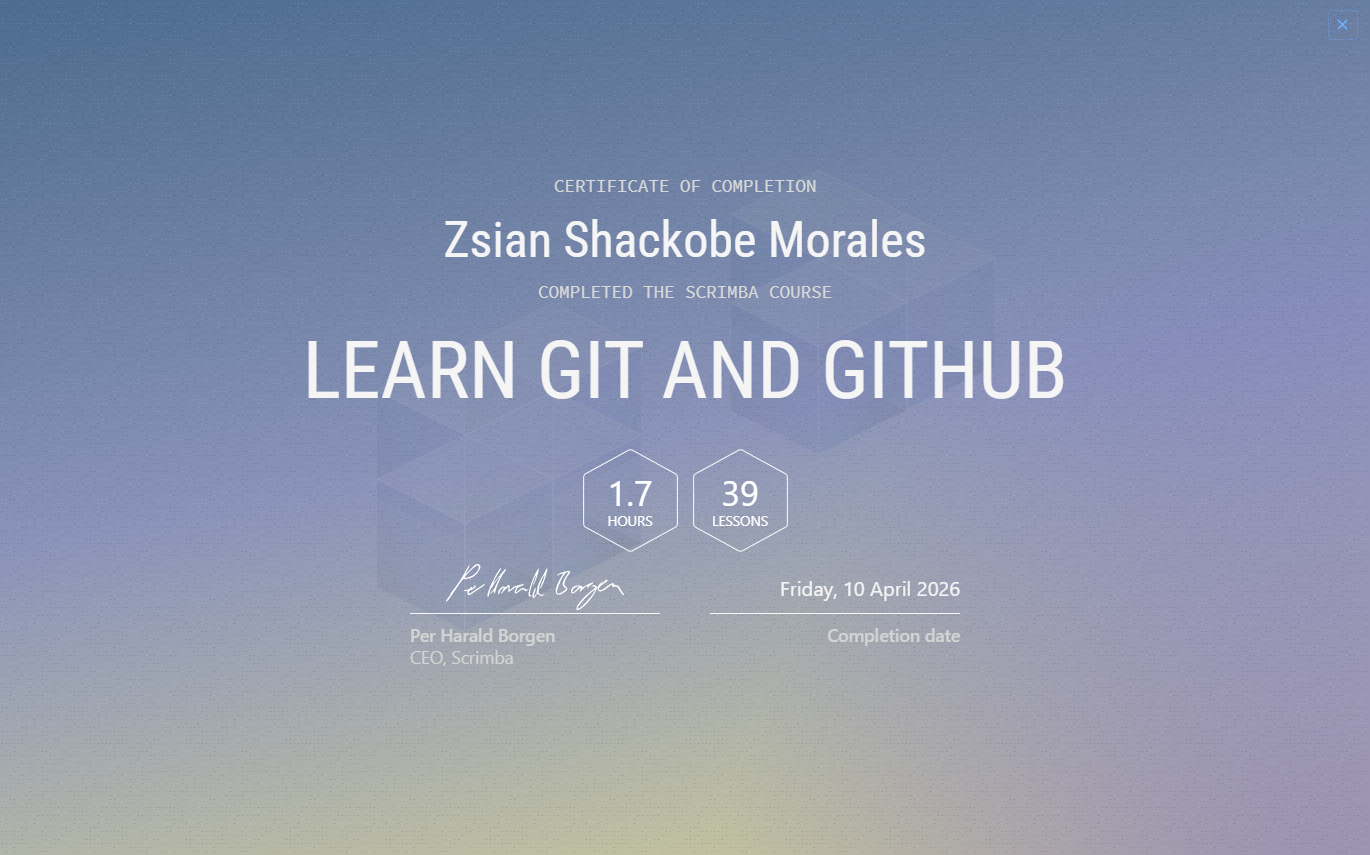 Git & GitHub Certificate